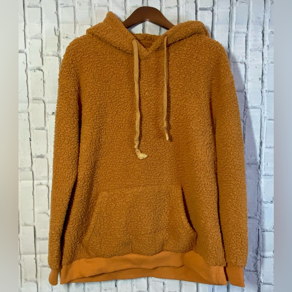 Oversized Sherpa Pullover Hoodie